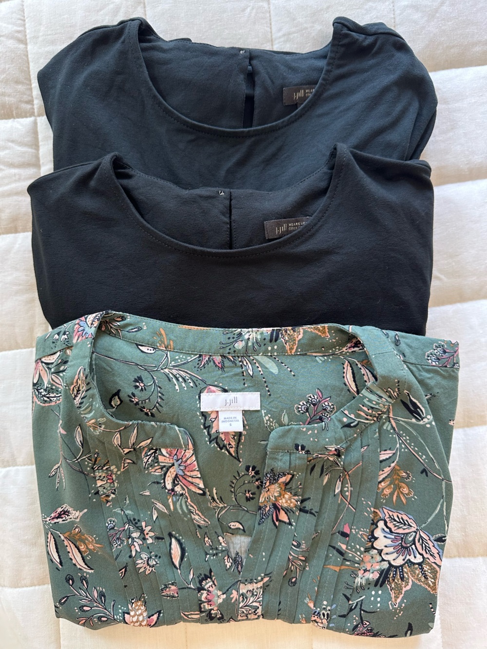 Bundle of 3  J. Jill dresses 
Like New